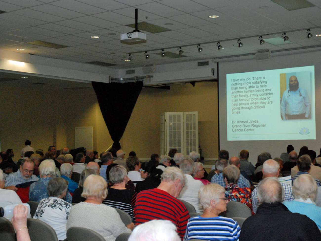 A full house for GRH's annual community meeting