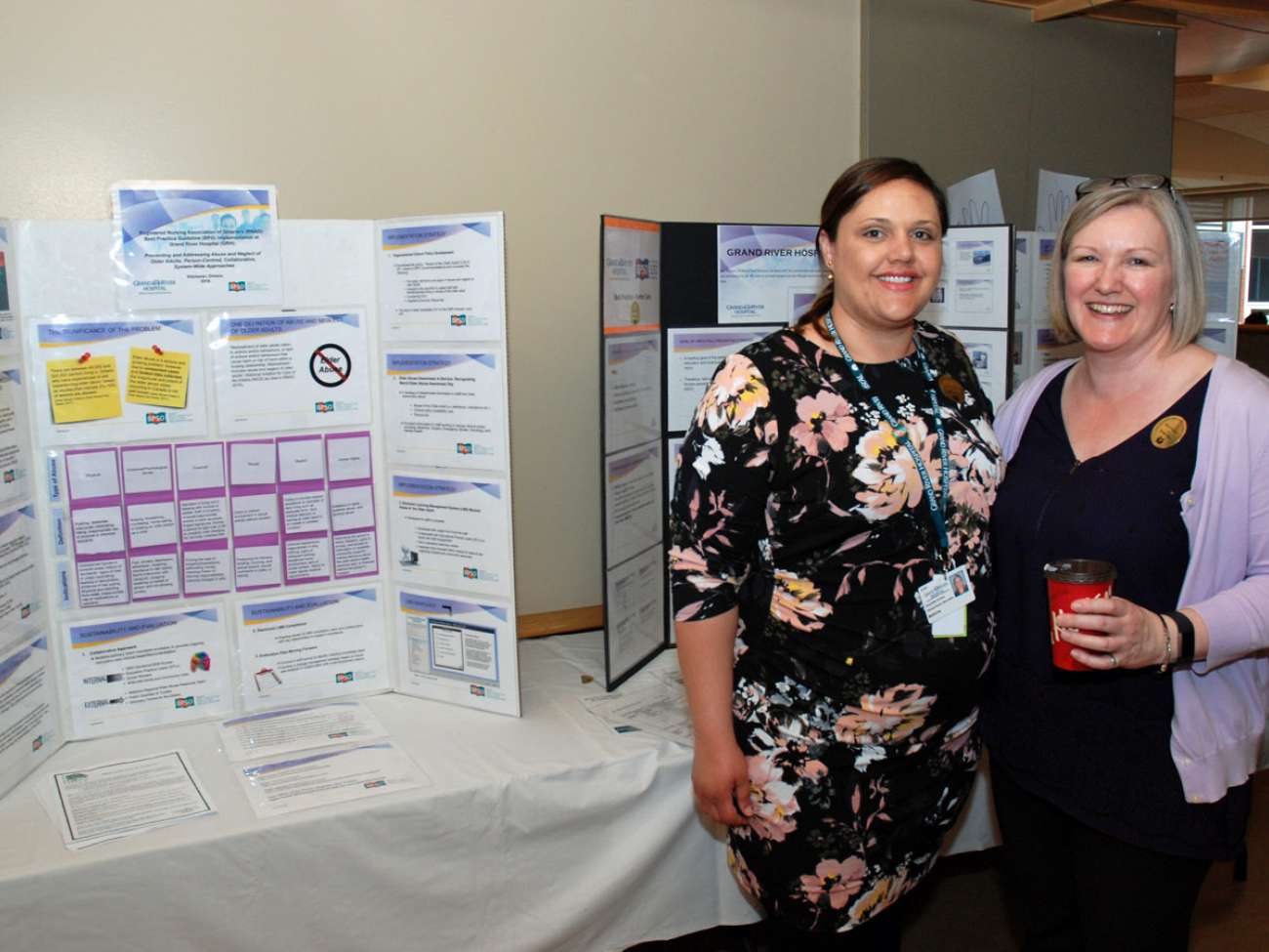 Staff members took part in the expo to show how their efforts have led to improved care.