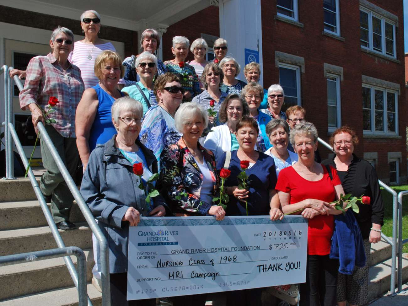 Following their tour, participants donated $725 to the GRH Foundation campaign to replace the hospital's magnetic resonance imaging scanner.