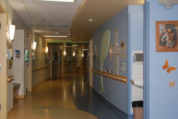 A photo of the children's inpatient unit