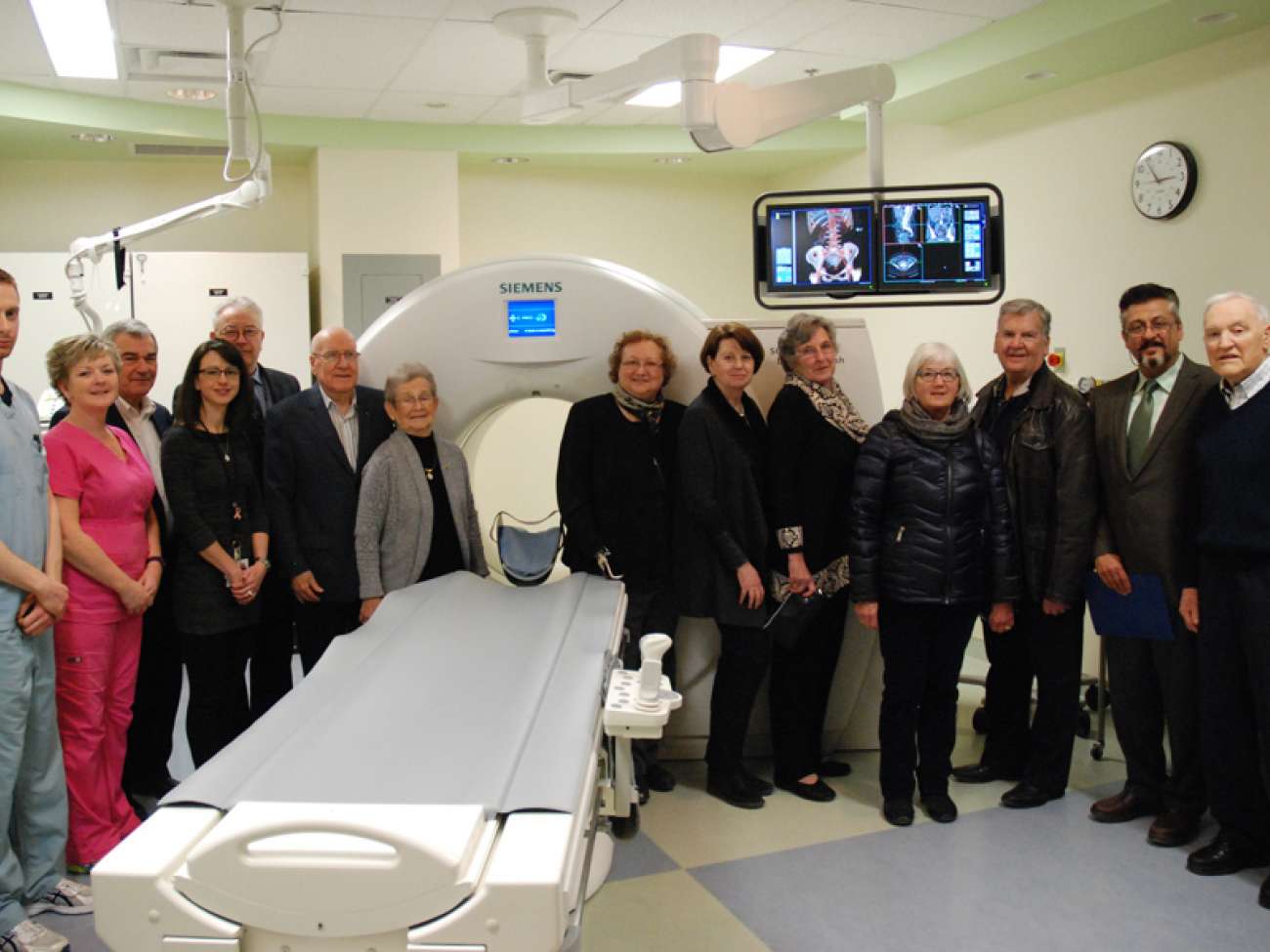 GRH and GRHF board members and senior leadership were joined by donors to tour the new CT scanner and see how their contributions will make a difference.
