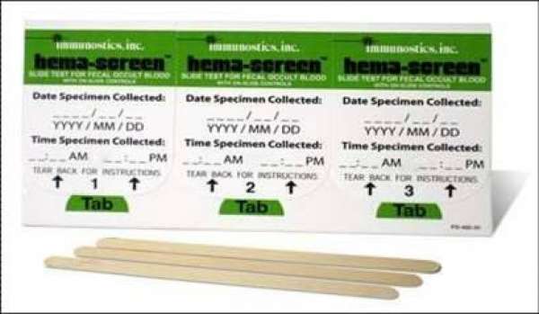 A photo of an FOBT kit