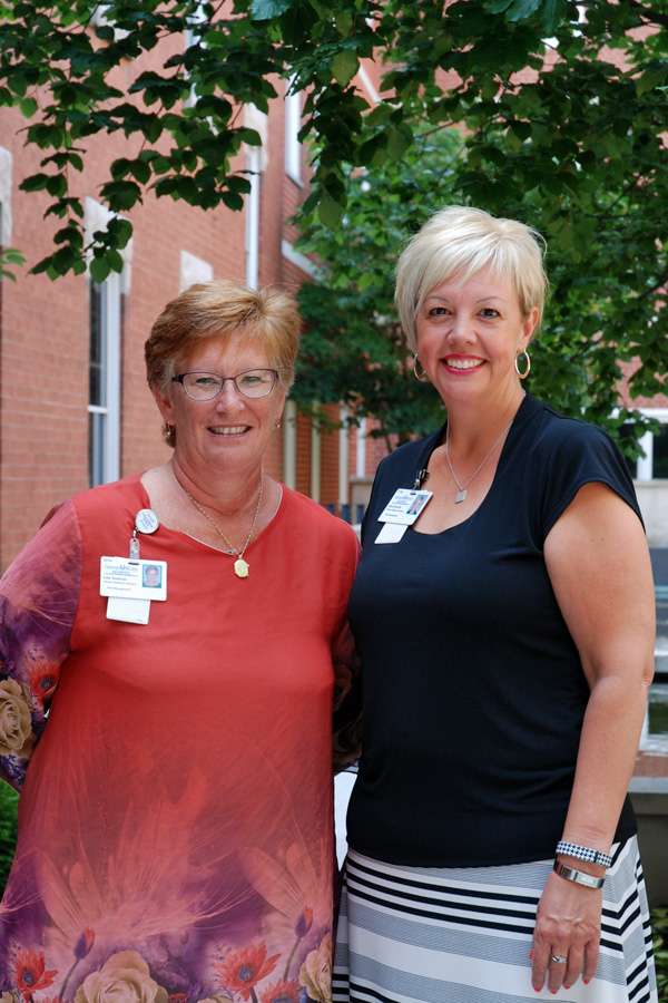 GRH patient relations advisors Lisa Soehner and Dana Schultz
