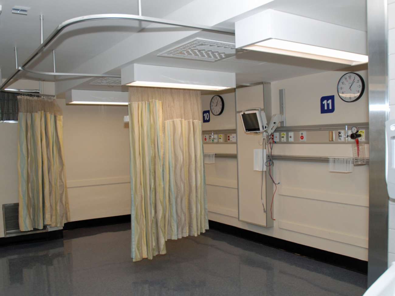 Inside the renovated post-anesthetic care unit.