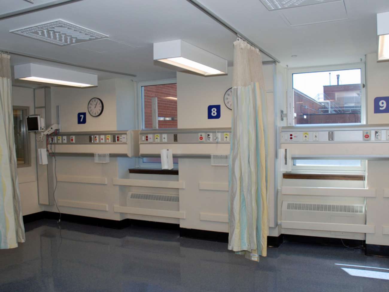 Inside the renovated post-anesthetic care unit.