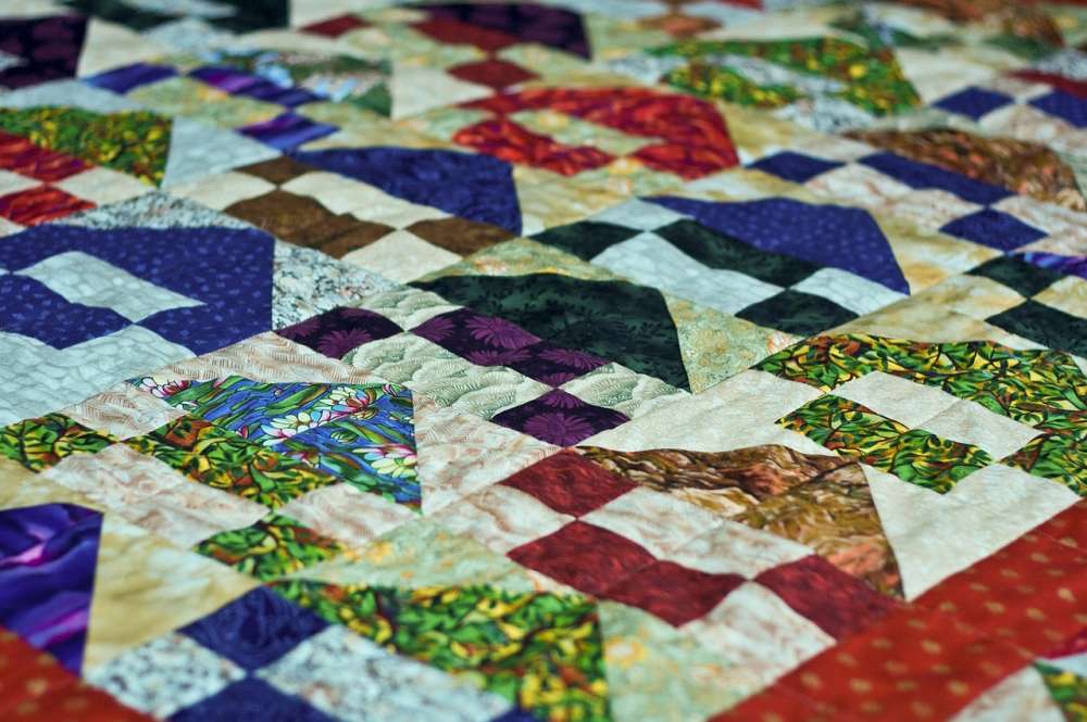 A picture of a quilt.