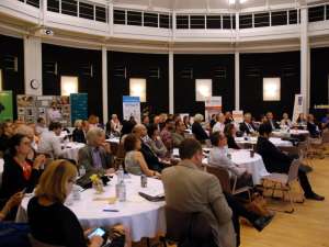 A full house for the first Waterloo Med Tech Conference.