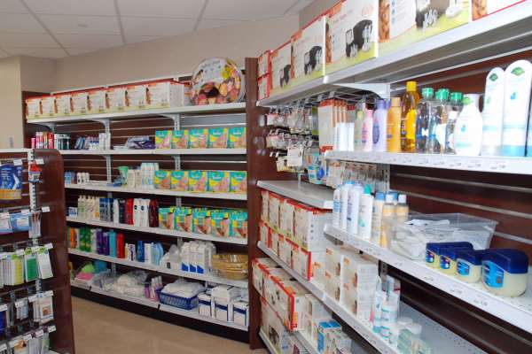 4,100 babies are born at GRH every year. So the renovated pharmacy includes a much larger baby care section.