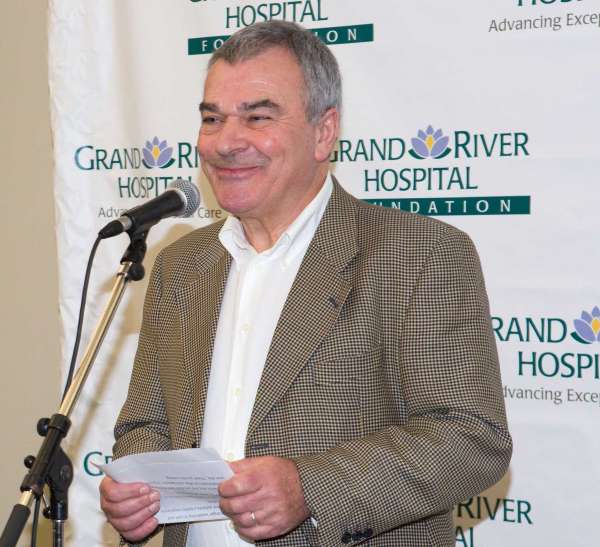 a portrait of GRH Board Chair Geoff Bellew