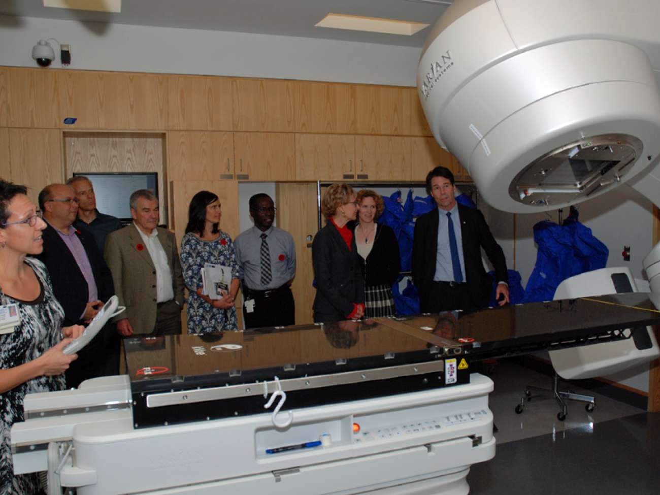 Inside a radiation treatment room at GRH. Construction has started to provide a fifth radiation treatment room at the hospital.