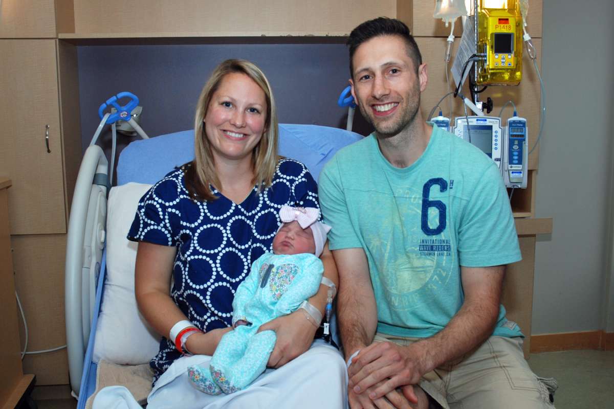 Welcome Emery Lauren Bauer GRHs Canada 150 Baby.