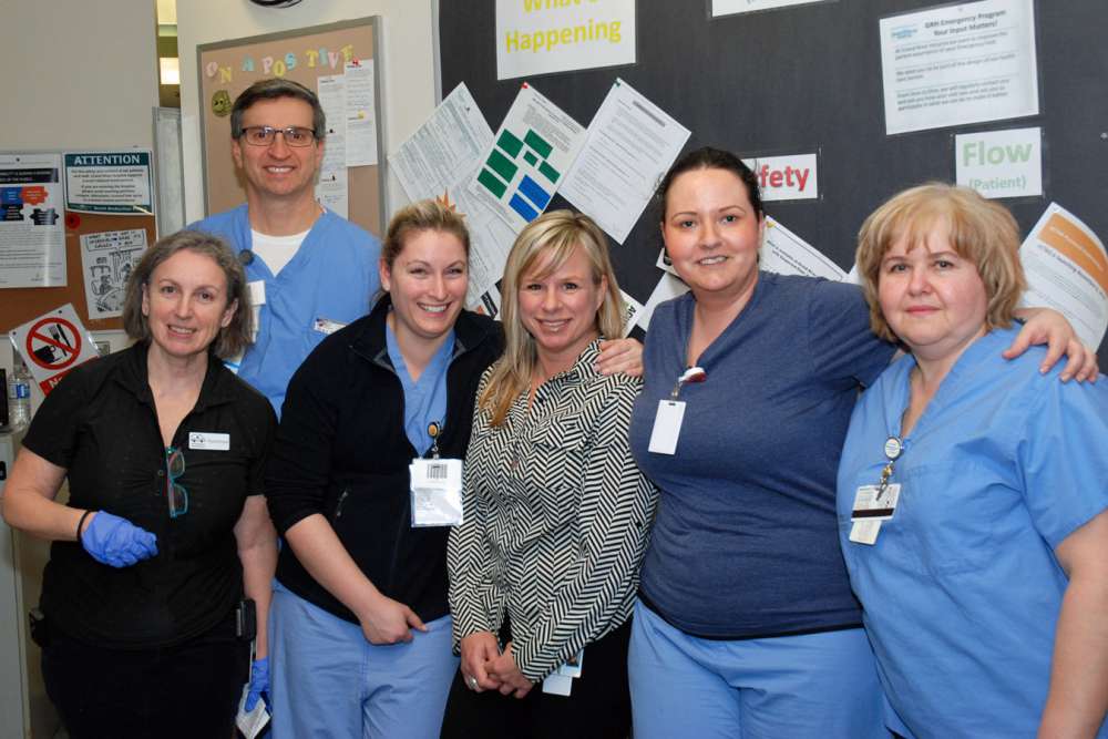 Terri Manuel and the GRH Emergency Team