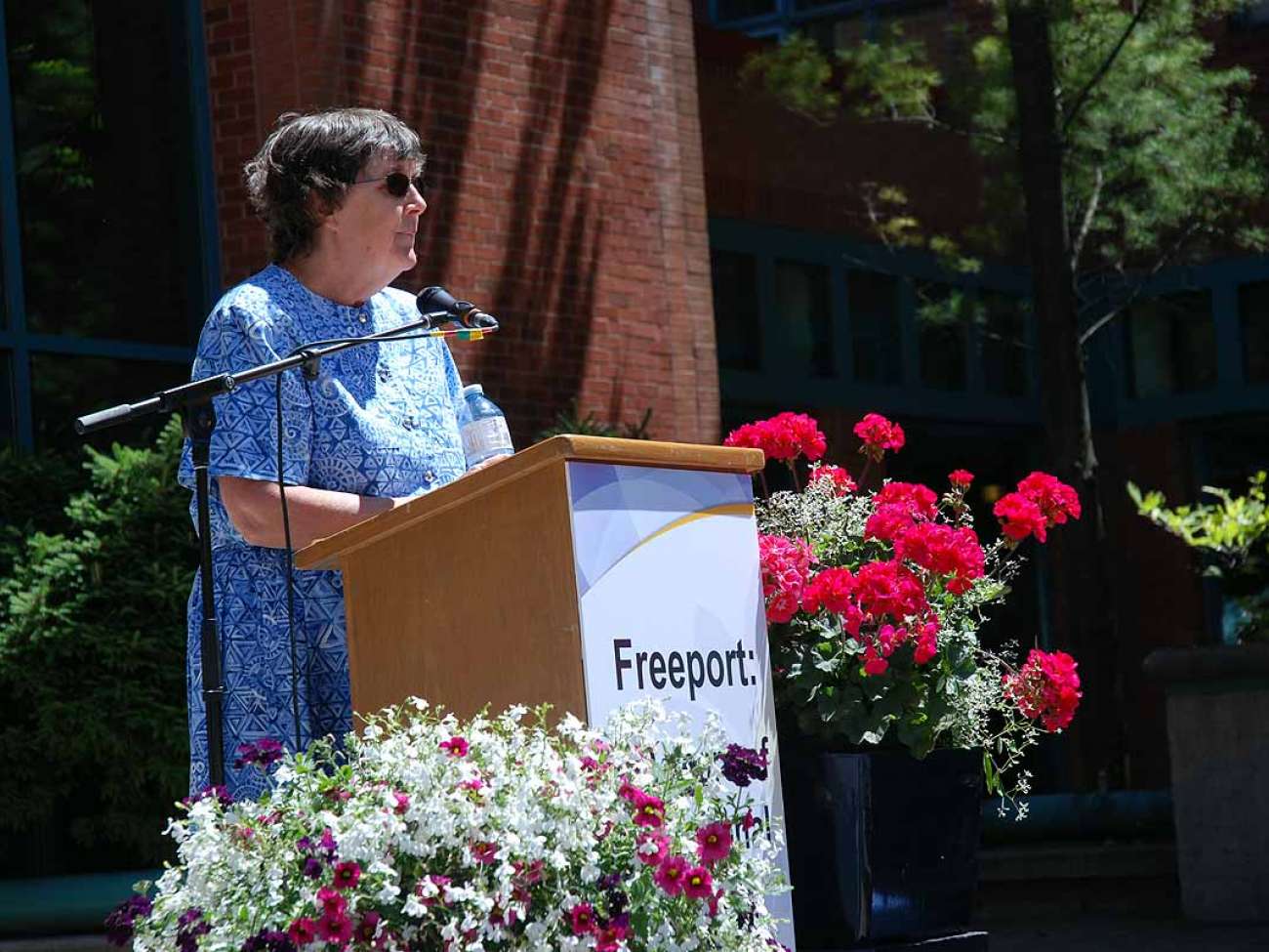 Dr. Anne Crowe summarizing 100 years of care at Freeport.