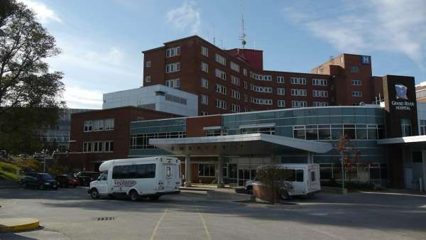 GRH's emergency department entrance