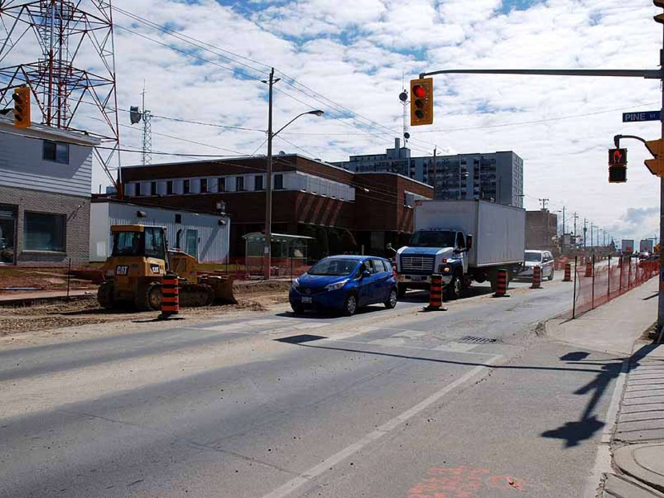 May 2015: work on the north side of King Street