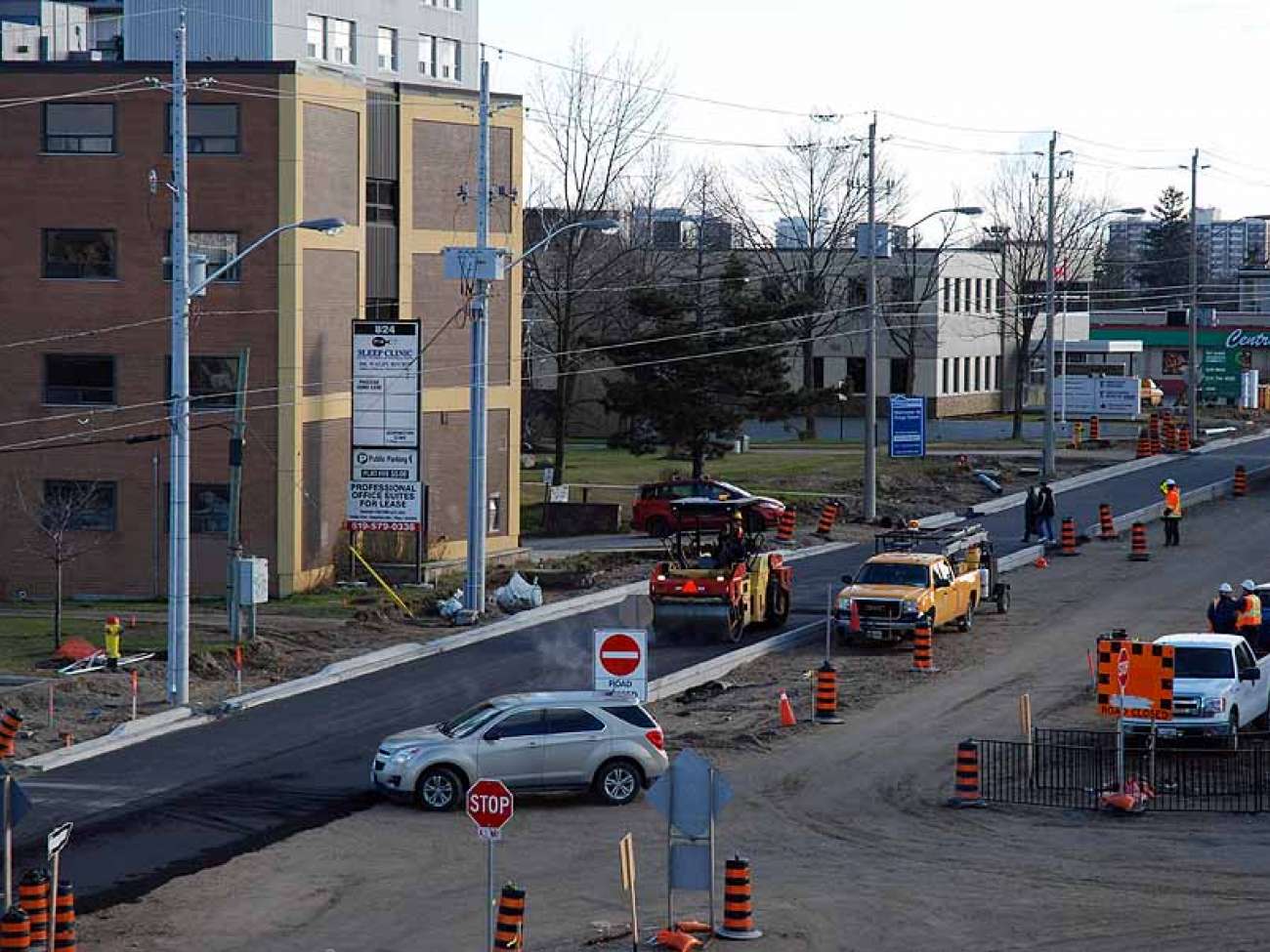 December 2015: More street reconstruction at King and Green