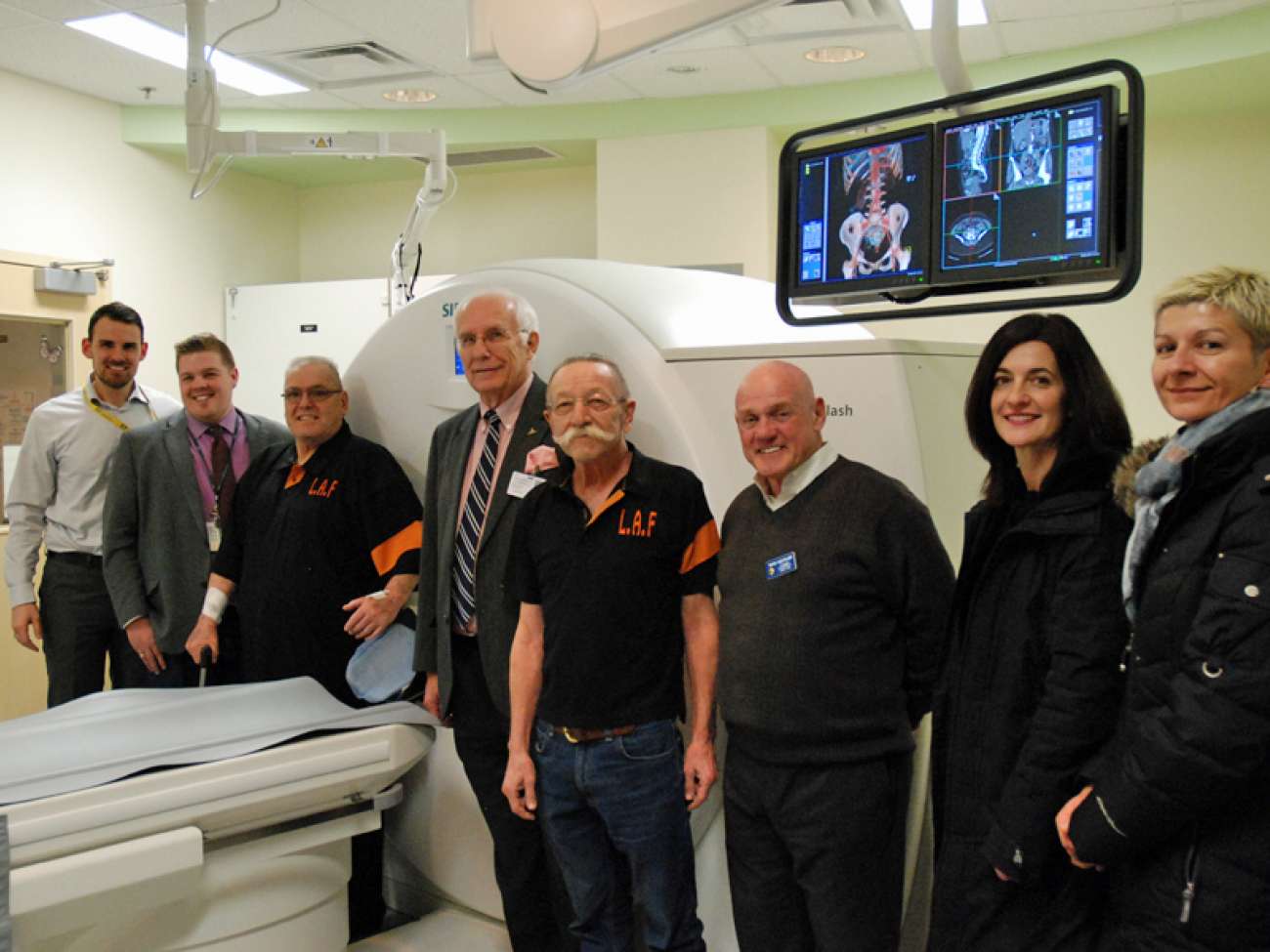 GRH and GRHF board members and senior leadership were joined by donors to tour the new CT scanner and see how their contributions will make a difference.