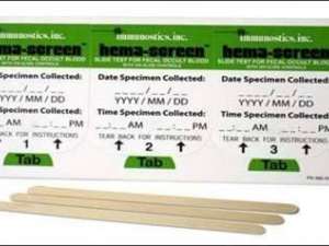 A photo of an FOBT kit