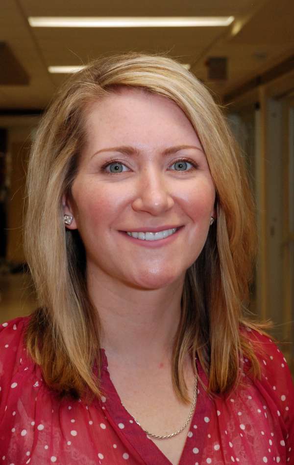 ICU social worker Katie Garner