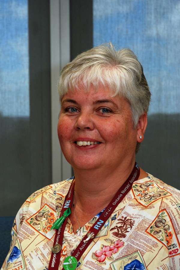 A portrait of Nancy Evans, GRH's award of excellence winner