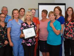 Joyce Kramp With Her Day Surgery Colleagues