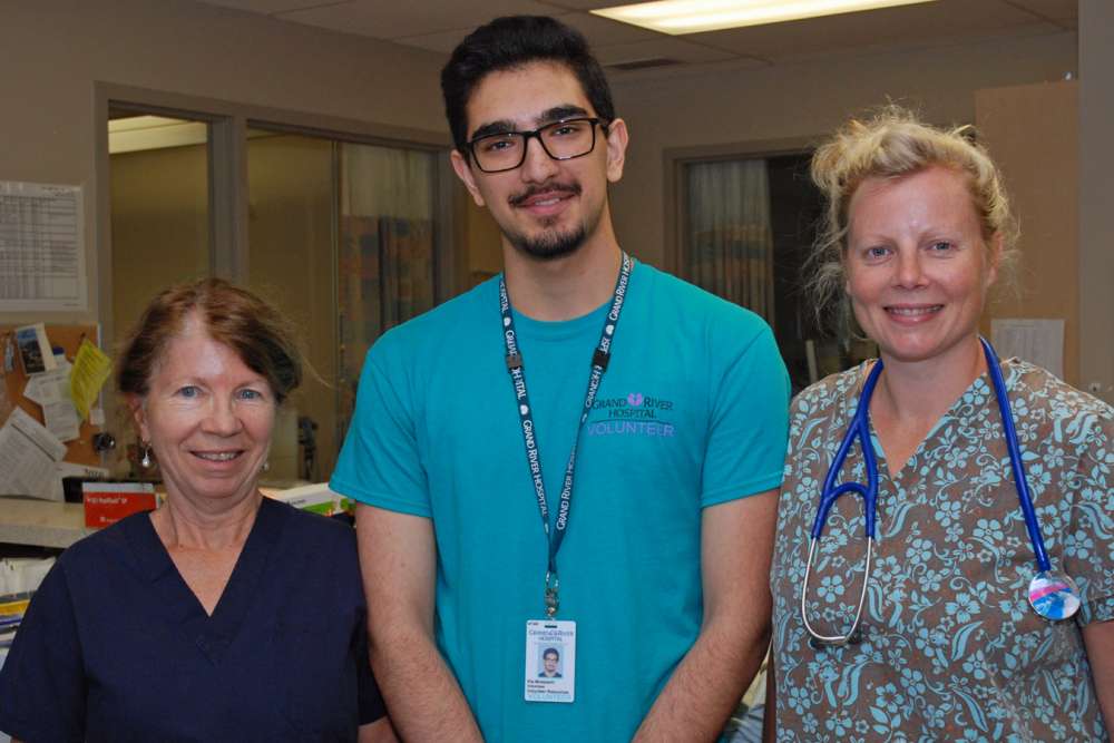 Kia Moazzami With Rns Anne Wyllie And Anne Dietrich