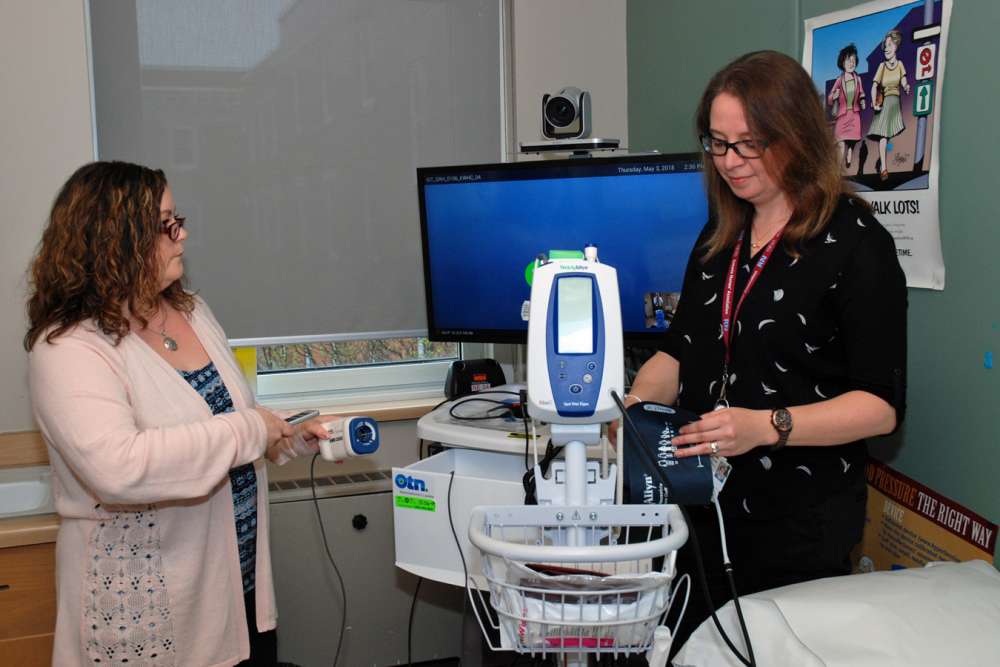 Nancy And Emilie Telemedicine Setup