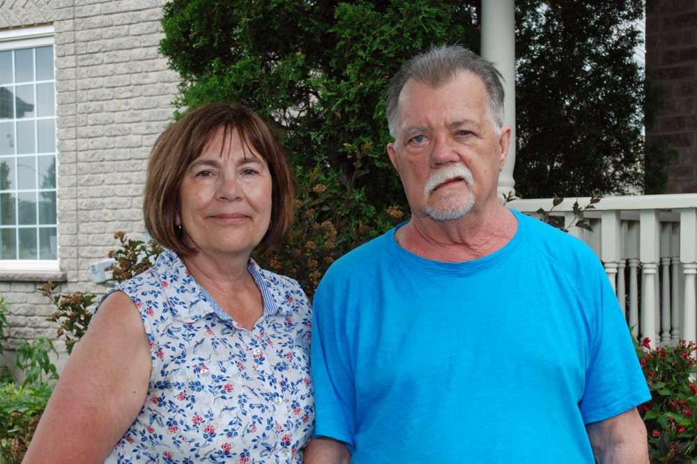 A portrait of Linda and Roderick Tobin