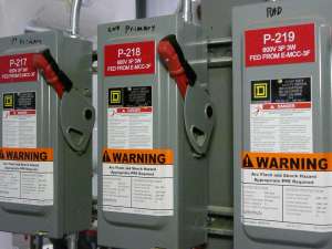 Electrical equipment at GRH