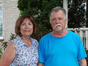 A portrait of Linda and Roderick Tobin