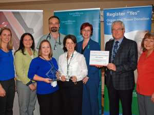GRH has received three awards from Trillium Gift of Life Network and Canadian Blood services for the hospital's efforts supporting blood, organ and tissue donation.