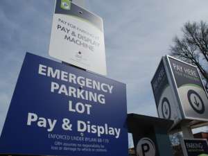 Parking sign at the Grand River Hospital Emergency Department