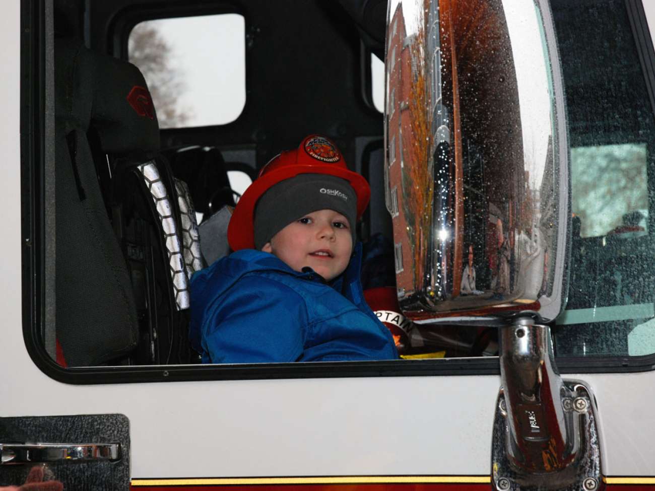 Evan Conway gets to see what it's like to be a firefighter