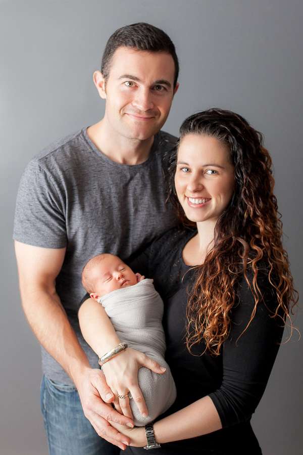 Mandy Bujold and Reid McIver with their daughter Kate