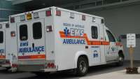 An ambulance outside GRH